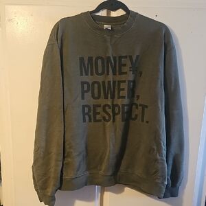 Unbranded Olive Green Sweatshirt, Men's, Size L